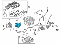 OEM Lincoln Oil Pump Diagram - HL3Z-6600-A