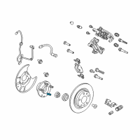 OEM Lincoln MKZ Wheel Bolt Diagram - AE5Z-1107-A