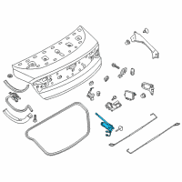 OEM Lincoln Actuator Assembly Diagram - DP5Z-54432A38-A