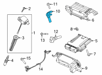 OEM Ford Flex Camshaft Sensor Diagram - BL3Z-6B288-C