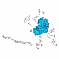 OEM Ford Fusion Turbocharger Diagram - F1FZ-6K682-D