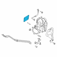OEM Ford Escape Turbocharger Gasket Diagram - DS7Z-9450-A