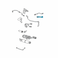 OEM Ford Rear Oxygen Sensor Diagram - 4L3Z-9G444-AA