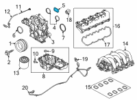OEM Ford E-350 Super Duty Front Cover Gasket Diagram - LC3Z-6020-B