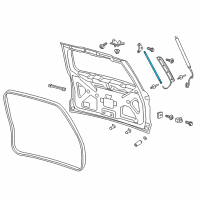 OEM Ford Expedition Support Cylinder Diagram - JL1Z-78406A10-A