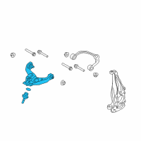 OEM Ford Expedition Lower Control Arm Diagram - JL1Z-3079-B