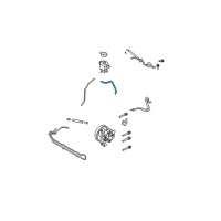 OEM Lincoln MKX Reservoir Hose Diagram - 7T4Z-3691-B