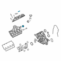 OEM Ford F-250 Super Duty Valve Cover Seal Diagram - BC3Z-6C535-A