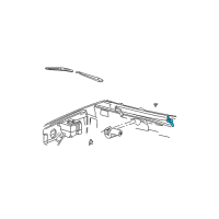 OEM Ford Explorer Arm & Pivot Assembly Diagram - F57Z-17567-B