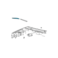 OEM Ford Bronco Wiper Blade Diagram - F87Z17528AB