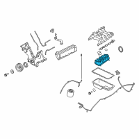 OEM Ford Excursion Lower Manifold Diagram - 4C3Z-9424-AA