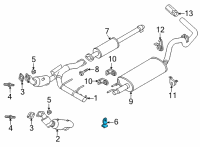 OEM Ford F-150 INSULATOR - RUBBER Diagram - ML3Z-5A262-C