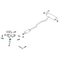 OEM Ford Fusion Catalytic Converter Front Support Diagram - DG9Z-5K291-A