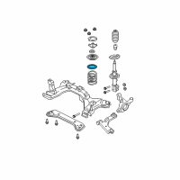 OEM Ford Escape Spring Insulator Diagram - 9L8Z-5793-A