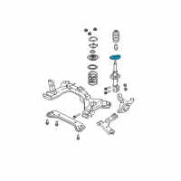 OEM Ford Escape Strut Seat Diagram - YL8Z-5A307-AA