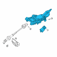 OEM Ford Explorer Column Assembly Diagram - GB5Z-3C529-G