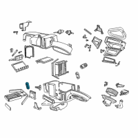 OEM Lincoln Continental Heater Core Seal Kit Diagram - F5OY-18529-A