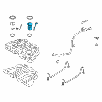 OEM Lincoln MKZ Fuel Pump Diagram - DG9Z-9H307-R