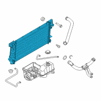 OEM Ford Expedition Radiator Diagram - CL3Z-8005-A