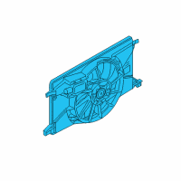 OEM Ford Fan Assembly Diagram - CV6Z-8C607-R