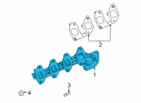 OEM Ford E-350 Super Duty Manifold Diagram - HC2Z-9430-A