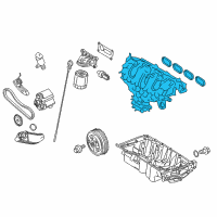 OEM Ford Intake Manifold Diagram - CJ5Z-9424-E