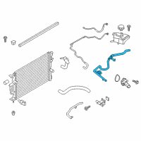 OEM Ford Fusion Inlet Hose Diagram - DG9Z-18472-AA