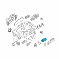 OEM Ford Explorer Seat Heat Switch Diagram - 6L2Z-13D730-AAA