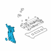 OEM Ford Mustang Front Cover Diagram - CJ5Z-6019-F