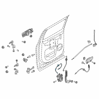 OEM Ford F-250 Super Duty Release Cable Diagram - FL3Z-16266A46-J