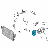OEM Ford Escape Clutch & Pulley Diagram - CV6Z-19D786-B