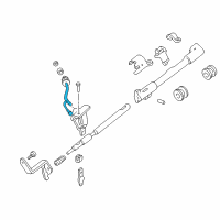 OEM Lincoln Gear Shift Assembly Diagram - 5L2Z-7210-AA