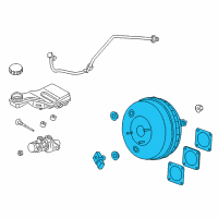 OEM 2015 Lincoln MKZ Booster Assembly Diagram - DG9Z-2005-B