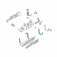 OEM Ford F-250 Super Duty Support Strap Diagram - BC3Z-9054-A