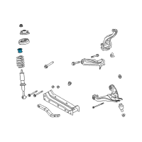 OEM Ford Explorer Spring Insulator Diagram - 4L2Z-5415-AA
