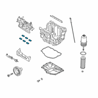 OEM Ford Explorer Manifold Gasket Diagram - FL3Z-9439-A
