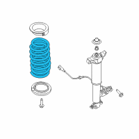 OEM Lincoln Continental Coil Spring Diagram - G3GZ-5560-G