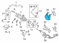 OEM Ford PUMP ASY - VACUUM Diagram - ML3Z-2A451-A