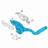 OEM Ford EcoSport Manifold With Converter Diagram - GN1Z-5G232-C