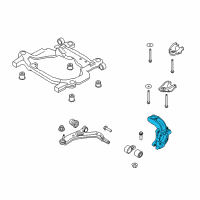 OEM Ford Flex Knuckle Diagram - DE9Z-3K185-A