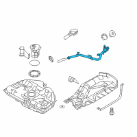 OEM Lincoln MKZ Fuel Tank Filler Neck Diagram - AE5Z9B178AL