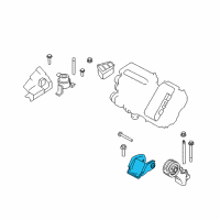 OEM Ford Escape Side Support Diagram - 9M6Z-6A023-A