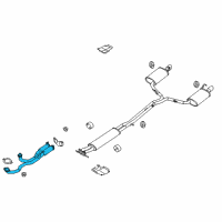 OEM Ford Fusion Front Pipe Diagram - DP5Z-5G203-A