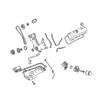 OEM Lincoln Camshaft Gear Diagram - F8ZZ-6256-AA