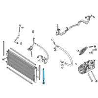 OEM Ford Fusion Drier Diagram - DG9Z-19C836-B
