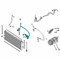OEM Lincoln MKZ Hose & Tube Assembly Diagram - DG9Z-19972-B