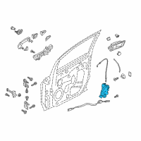 OEM Ford EcoSport Latch Diagram - CN1Z-5821813-C