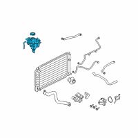 OEM Ford Escape Reservoir Diagram - 5L8Z-8A080-AA