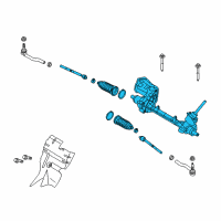 OEM Lincoln Steering Gear Diagram - KP5Z3504B