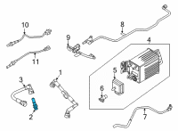 OEM Ford Flex PCV Valve Diagram - KR3Z6A666A